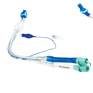 Tabung endoskopi Lumen ganda medis satu atau kanan diperkuat dengan manset silikon kateter Endotracheal Cuffed - Product Image 1