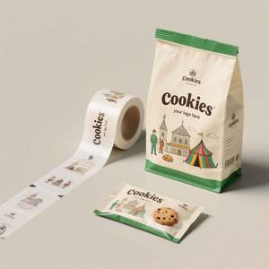 Emballage en plastique de film en rouleau d'usine personnalisable pour les chocolats de collations de sucettes douces avec logo - Product Image 5