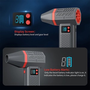 Hot Sell 130000PM Air Blower Turbo Jet Fan Electric Power Display Handheld Mini Dust Cleaner High Speed <b>Duster</b> Gun Cleaning Tool - Product Image 5