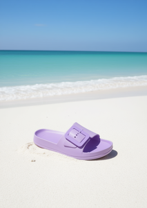 Sandali EVA Infradito con Chiusura a Bottone Unisex Taglia 23 Estivi Tinta Unita Punta Aperta - Product Image 2