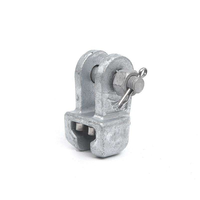 Clevis à rotule de type WS galvanisé à chaud pour isolateur de ligne de transmission aérienne