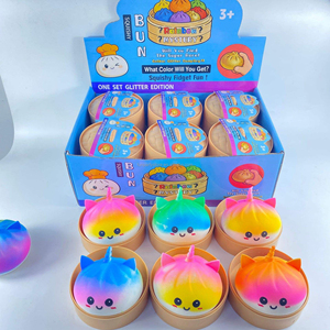 Pelota Antiestrés de Unicornio Colorida y Adorable, Juguete Sensorial con Cara Sonriente, Juguete Promocional para Niños - Product Image 1