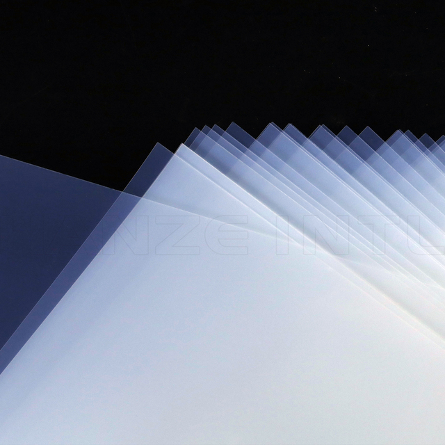 Transparency Film Paper 8.5x11 Inches Transparent Film for Ink Jet Printer for Overhead Projector Silk Screen Printing