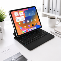 Clavier magique avec pavé tactile pour iPad 10e génération 10.9 2022 iPad A16 2025, claviers personnalisés en arabe, espagnol, allemand