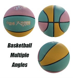 Ballon de <span class=keywords><strong>basket</strong></span> officiel de haute qualité taille 7, logo personnalisé, cuir PU professionnel pour entraînement en intérieur et extérieur, idéal pour les matchs - Product Image 3