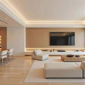 <b>Wood</b>-Colored Home Furniture for Whole House Customization Living Room Wooden Desk <b>Storage</b> <b>Cabinet</b> TV <b>Cabinet</b> Kitchen Home - Product Image 4