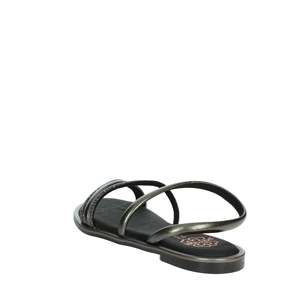 Sandalias Planas para Mujer Porronet 7010, Diseño con Tiras, Color Antracita - Product Image 2