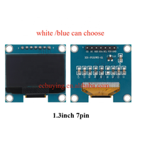 Nouvel écran OLED de 1,3 pouces, module d'affichage LCD 128*64 128x64, lecteur SH1106, 4 broches, 7 broches, couleur blanc bleu