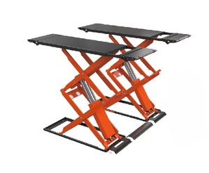 Elevador de Tijera de Perfil Bajo con Función de Elevación Rápida: Ideal para Mantenimiento de Automóviles y Cambio de Neumáticos - Product Image 5