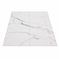 Panel de Pared WPC con Impresión UV Personalizada, Aspecto de Mármol Blanco Panda, PET de Alto Brillo, Revestimiento Moderno para Interiores/Exteriores, Impermeable, Encastrable