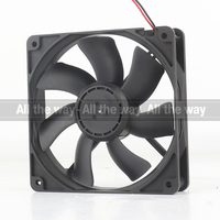 NMB 5V 12V 48V DC24V 0.19A AC EC 12025 120X120X25MM 12CM Convertisseur de fréquence à roulement à billes Deux fils 11925SA-24N-AA Ventilateur de refroidissement