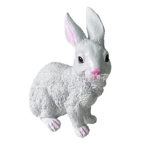 Figurine de lapin réaliste Greenway, ornement de jardin, décoration intérieure et extérieure - Product Image 1