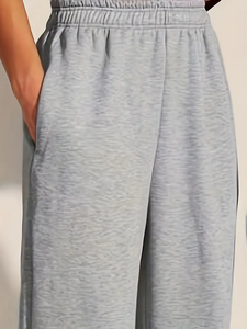 Dropshipping Pantalon de survêtement extensible à taille haute et élastique-Pantalon de tous les jours ultra-confortable, décontracté et polyvalent pour femmes - Product Image 5