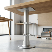 Pied de table réglable pour camping-car, nouveau support pneumatique à gaz pour applications marines, bateaux, yachts et camping-cars