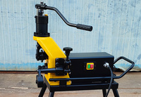 Machine à rainurer les tuyaux de 1 à 8 pouces avec chariot, 800W, hydraulique, à rouleaux, pour rainurage à chaud, directement de l'usine