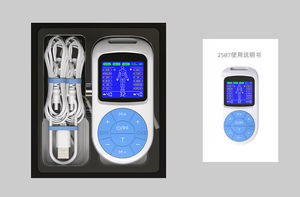 เครื่องกระตุ้นกล้ามเนื้อ <span class=keywords><strong>Healthtronic</strong></span> แบบสองช่องทาง อุปกรณ์กายภาพบำบัด เครื่องนวดตัว EMS <span class=keywords><strong>Tens</strong></span> Therapy - Product Image 4