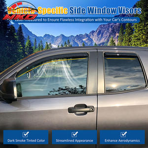 Viseras para Ventanas Laterales de Toyota Tundra Doble Cabina 07-21, Acrílicas, Protección Contra la Lluvia - Product Image 3