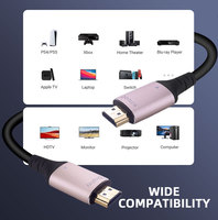 2024 grosir murah AOC HD 10M 50M panjang HDMI2.1 4k120Hz 8k60Hz kabel Video 48Gbps kabel serat optik untuk ponsel ke TV ps5