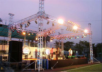Structure de scène en aluminium pour concert en plein air, installation rapide, en vente, couverture de scène