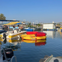 Fabrik Großhandel aufblasbares Wasser fliegen verrückte UFO Tube Wassersport spiele Towable Jet Ski Sofa
