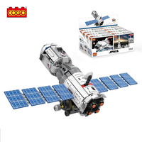 COGO Ensemble spatial 8 en 1, cadeaux originaux, assemblage en plastique, vente en gros, ensembles de blocs de construction 3D, jouets pour enfants