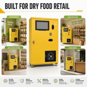 Distributeur automatique professionnel de snacks et boissons, avec <span class=keywords><strong>machine</strong></span> <span class=keywords><strong>à</strong></span> café froid et distributeur de barbe <span class=keywords><strong>à</strong></span> papa, équipé de casiers - Product Image 5