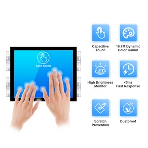 Monitor Touch Capacitivo da 19 <span class=keywords><strong>Pollici</strong></span> con Rapporto 4:3 e Interfaccia USB per Macchine da Gioco - Nuovo - Product Image 4