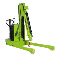 Grue mobile électrique sûre et stable: parfaite pour le levage d'entrepôt intérieur