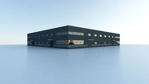 Prefab <strong>Steel</strong> Warehouse Halls Designed For Large Span Industrial Storage