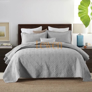 Set Sprei Ringan Bahan Microfiber Solid untuk Semua Musim - Product Image 3