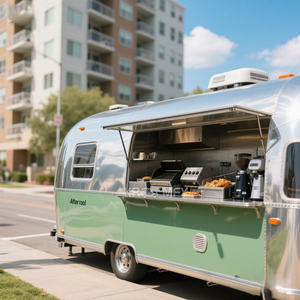 2025 Top Quality Customized <b>Cart</b> For Sale In France Mobile <b>Kitchen</b> Food Truck Trailer - Product Image 1