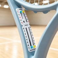 Autocollant adhésif personnalisé écologique et durable pour marqueur de score de padel, accessoire léger et portable pour raquette de tennis
