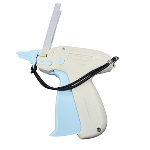 Pistolet à étiquettes standard Banok 503S en plastique ABS blanc, écologique, avec des épingles standard pour les jeans, les vêtements, les chaussures et les sacs - Product Image 1