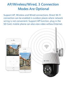 Caméra Wi-Fi panoramique/inclinable couleur Starlight 3MP avec <span class=keywords><strong>suivi</strong></span> humain, caméra <span class=keywords><strong>de</strong></span> sécurité à vision nocturne - Product Image 3