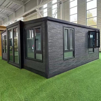 Maison conteneur préfabriquée haut de gamme extensible, idéale pour salon, chambre, salle de bain, bureau et couloir