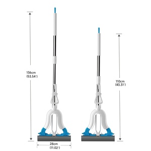 Realida Folding Mini Sponge <strong>Mop</strong> with Comfortable Grip Super Sponge Squeeze <strong>Mop</strong> <strong>PVA</strong> <strong>Cleaning</strong> Sponge <strong>Mop</strong> - Product Image 6