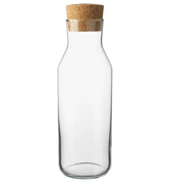 Cao Borosilicate Glass Lưu Trữ Vòng Vuông Jar Với Tre Nắp Cho Glass Spice Jar