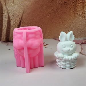 Handmade Resin Casting <b>Molds</b> for DIY Decorative Ornaments Ins Style <b>Silicone</b> Desktop Tools Rabbit W0671 - Product Image 1