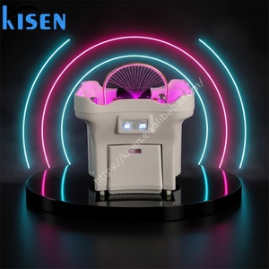 Kisen Modern Genuine <b>Abs</b> <b>Machine</b> Salon Shampoo Basin with Constant Temperature Water Circulation Hair Wash Sink Pipeless Bowl - Product Image 1