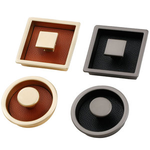 Drawer Cabinet Handle 6314 Copper <b>Brushed</b> Zinc Alloy Modern Design Easy Installation Furniture Hardware - Product Image 2