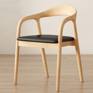 Nordic Modern Design Solid Wood <strong>Dining</strong> Chair Eco-Friendly and Durable <strong>Dining</strong> <strong>Armchair</strong> - Product Image 4