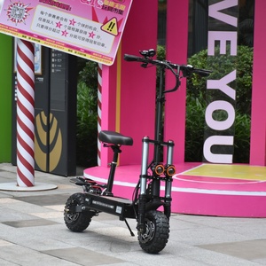 สกู๊ตเตอร์ไฟฟ้าสองล้อ USA Stock ยาง 11 นิ้ว 60V มอเตอร์คู่ ขับขี่ระยะไกล 3000W*2 แบตเตอรี่ลิเธียมทรงพลัง - Product Image 2