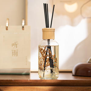 Diffuseur de parfum sans flamme Eternal Luxury 50ml, ensemble de bâtonnets parfumés, <span class=keywords><strong>bouteille</strong></span> en verre, fleur préservée, ornement d'intérieur, décoration pour la maison et l'hôtel - Product Image 4