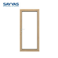 Puerta de Madera Revestida de Aluminio con Triple Acristalamiento, Insonorizada y de Alta Eficiencia Energética, Modelo Sayyas A86slim, Solución Personalizada