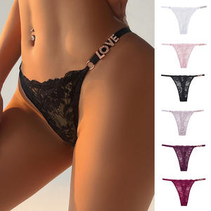 Tanga de Talle Alto para Mujer, Ropa Interior Sexy y Transpirable, Método de Tejido No Tejido Ecológico, Tinte Liso, con Logotipo - Product Image 2