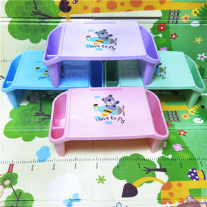 Bureau d'étude en plastique pour enfants, table multifonction carrée de 30 cm pour l'apprentissage et le jeu des enfants - Product Image 1