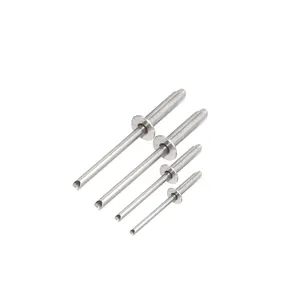 304 Stainless Steel Round Head Pull Rivets GB12617 Open Countersunk Head Waterproof Blind Rivets