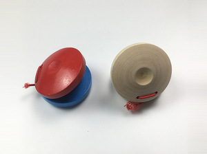 Castagnettes en bois Orff en gros, instruments de percussion pour enfants, claquettes en bois faites à la main pour le jeu des enfants - Product Image 3