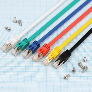 PRODATA – Câble RJ45 blindé industriel à 90 degrés en PVC + cuivre pur, certifié ISO9001, pour cordon de brassage – Vente en gros usine - Product Image 1