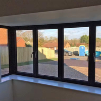 Ventanas Corredizas Horizontales de Diseño Moderno, de Alta Calidad, Vidrio Templado y Aluminio